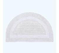 (White, 50 x 80 cm) Homescapes Luxury Reversible Cotton Bath Mat