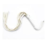 White 50cm Long Tails Whips Delicate Pu Leather Paddle Spank for Couples Sex Toys Adult Games Spanking Slave for Couples White One Size