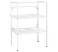 Vidaxl Bathroom Washbasin Frame White 59X38X83 Cm Iron, White