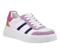 (White, 6 (Adults')) Hush Puppies Holly Suede Women's Multicoloured Trainers