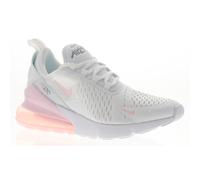 (White, 6 (Adults')) Nike Girls Trainers Air Max 270 Gs Lace Up white pink UK Size