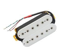 White 6 String Electric Guitar Humbucker Pickups Adjustable Hex Screw Pickup Parts Professional Pickup (Color : Neck)