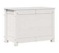 (white, 60 x 32 x 45.5 cm) vidaXL Storage Box Trunk Organiser Storage Chest Blanket Box Solid Wood Pine