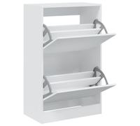 (white, 60 x 34 x 96.5 cm) vidaXL Shoe Cabinet with 4 Flip-Drawers Shoe Storage Shelf Shoe Rack Cupboard