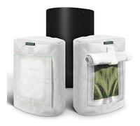 White 600D Weatherproof Speaker Cover Custom Fit for Sonos Move with SoundFlap
