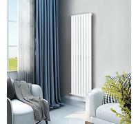 (White, 600x612 mm Single) MCC Radiator Horizontal Vertical Designer Flat Panel Central Heating Radiator Heater