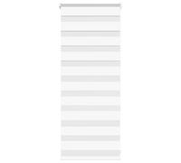 (white, 65 x 100 cm) vidaXL Zebra Blind Dark Grey 60x230 cm Fabric Width 55.9 cm Polyester