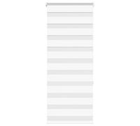 (white, 65 x 150 cm) vidaXL Zebra Blind Dark Grey 60x230 cm Fabric Width 55.9 cm Polyester
