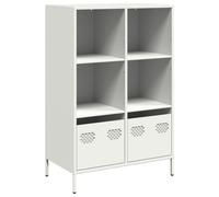 vidaXL Highboard White 68x39x103.5 cm Steel, White