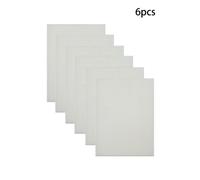 (white) 6pcs 15*20cm Color Beeswax Sheet Candle Roll Handmade Smokeless Candle Making Honeycomb Wax Slice Parent-child Activity Material