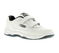 (White, 7 (Adults')) Gola Mens Trainers Belmont Suede Wide Touch Fastening white UK Size