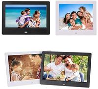 White 7-inch Digital Photo Frame with Video Player, High-definition LED Multi-function Electronic Photo Frame