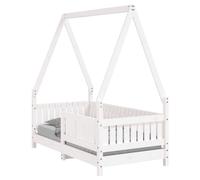(white, 70 x 140 cm) vidaXL Kids Bed Frame Bedstead Wooden Bed Base White 90x200 cm Solid Wood Pine