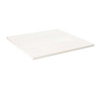 (white, 70 x 70 x 2.5 cm) vidaXL Table Top Desk Top Wooden Table Top for Desk Solid Wood Pine Square