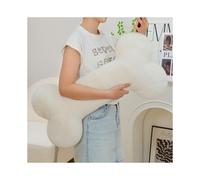 (White, 70cm/27.56in) Puppy Bone Shape Plush Toy Cute Cartoon Throw Pillow Doll Pendant Decoration