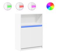 Sideboard with LED Lights Home Display Cupboard Cabinet with RGB LED lights