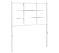 (white, 75 cm) vidaXL Metal Headboard Bedroom Home Decor Bed Header Bed Headboard Black 90 cm