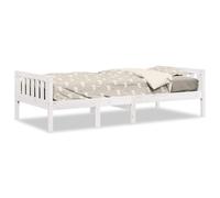 vidaXL Children's Bed Without Mattress White 75X190 cm Solid Wood Pine, White