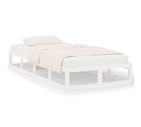 (white, 75 x 190 cm) vidaXL Solid Wood Bed Frame Home Bedroom Bed Base Multi Colours Multi Sizes