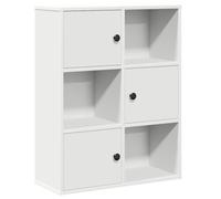 vidaXL Bookcase White 60x24x76.5 cm Engineered Wood