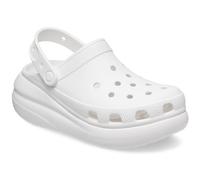 (White, 8 (Adults')) Crocs Classic Crush EVA Women's White Clogs