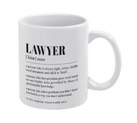 White 8 Lawyer Gifts for Men Women,Law Student School Graduation Gifts,Lawyer Retirement Birthday Christmas Cocoa Mug Gifts,Thank You Appreciation Gifts for Lawyer,Trouble Solver Office Cup 11 Oz