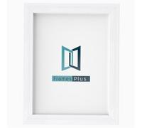 (White, 8"x6" (20.3 x 15.2cm)) A1 A2 A3 A4 A5 Black Photo Frame White Picture Frame Poster Frames Walnut 39mm