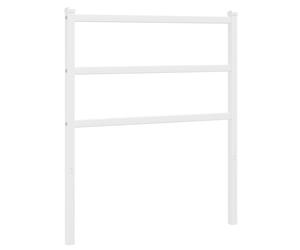 (white, 80 cm) vidaXL Metal Headboard Bedroom Home Decorative Bed Header Metal Bed Headboard