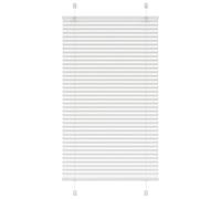 vidaXL Pleated Blind White 80x100 cm Fabric Width 79.4 cm Polyester, White