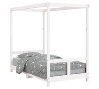 (white, 80 x 160 cm) vidaXL Kids Bed Frame Bedstead Mattress Foundation 90x200 cm Solid Wood Pine