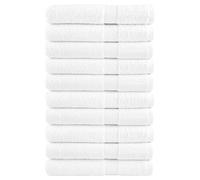(white, 80 x 200 cm/ 10 pcs) vidaXL Premium Sauna Towels Guest Bath Towel 10 pcs Gold 600gsm 100% Cotton