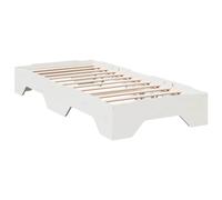 (white, 80 x 200 cm) vidaXL Bed Frame No Mattress Stackable Bedrom Bed Base Bedstead Solid Wood