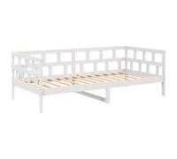 (white, 80 x 200 cm) vidaXL Day Bed Guest Sofa Occasional Sofa Bed Daybed Couch Solid Wood Pine