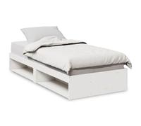 (white, 80 x 200 cm) vidaXL Day Bed with Mattress Bedroom Sofa Bed Couch Guest Bed Solid Wood Pine