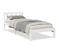 Vidaxl Extra Long Bed Frame Without Mattress White 80X210 Cm Solid Wood Pine