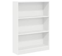 Vidaxl Bookcase White 80X24X109 Cm Engineered Wood