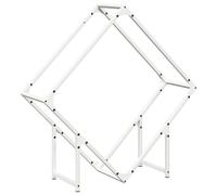 (white, 80 x 25 x 80 cm) vidaXL Firewood Rack Olive Green 60x25x60 cm Cold-rolled steel