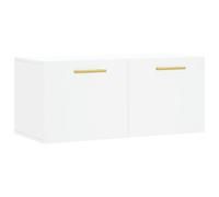 (white, 80 x 36.5 x 35 cm) vidaXL Wall Cabinet Storage Cabinet Display Cabinet White Engineered Wood