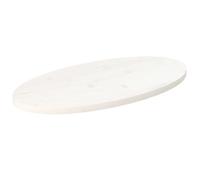 (white, 80 x 40 x 2.5 cm) vidaXL Table Top Desk Top Dining Table Top for Table Solid Wood Pine Oval