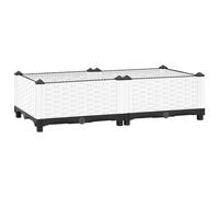 vidaXL Raised Bed 80x40x23 cm Polypropylene 03 UK HOT