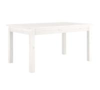 Vidaxl Coffee Table White 80X50X40 Cm Solid Wood Pine, White