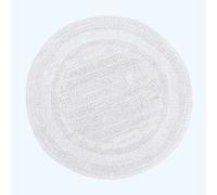 (White, 80cm) Homescapes Luxury Reversible Cotton Bath Mat