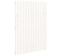 Vidaxl Wall Headboard White 82.5X3X110 Cm Solid Wood Pine