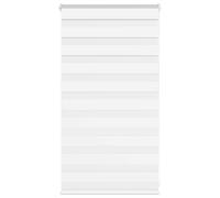 (white, 85 x 100 cm) vidaXL Zebra Blind Fabric Polyester