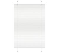 vidaXL Pleated Blind White 85x150 cm Fabric Width 84.4 cm Polyester
