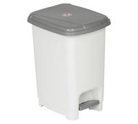 (White) 8L Mini Pedal Bin Kitchen Bathroom Toilet Recycle Waste Garbage Storage Dustbin