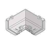 White 90° Internal Corner for Marley Classic Ogee Gutter of Ultraframe Classic Conservatory Roof Guttering