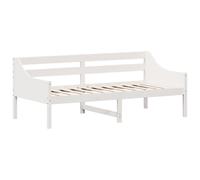 vidaXL Daybed without Mattress White 90x190 cm Solid Wood Pine Single