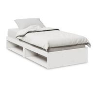(white, 90 x 190 cm) vidaXL Day Bed with Mattress Bedroom Sofa Bed Couch Guest Bed Solid Wood Pine