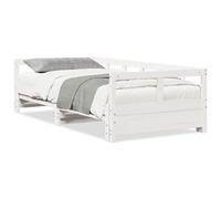 (white, 90 x 190 cm) vidaXL Daybed without Mattress Sofa Bed Sleeper Bed Couch Solid Wood Pine